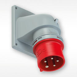 CEE-flanged plugs sloping 16/32A