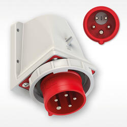 CEE-wall mounted plugs with phase inverter 16/32A