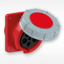 CEE-flanged sockets sloping 63/125A