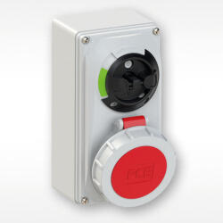 CEE-switched interlocked sockets